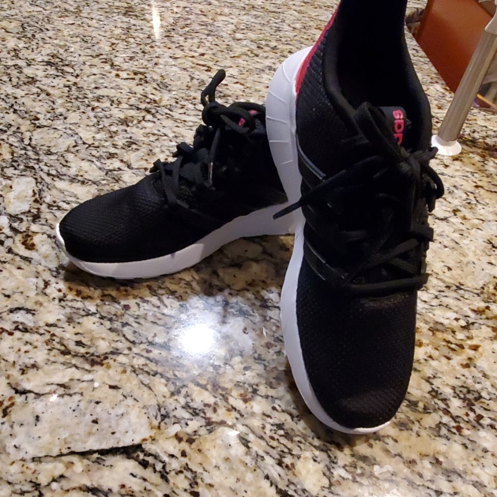 Black and Pink Adidas Ortholite Float